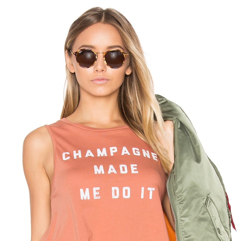 REVOLVE Where's My Champagne Tank in Tobacco
